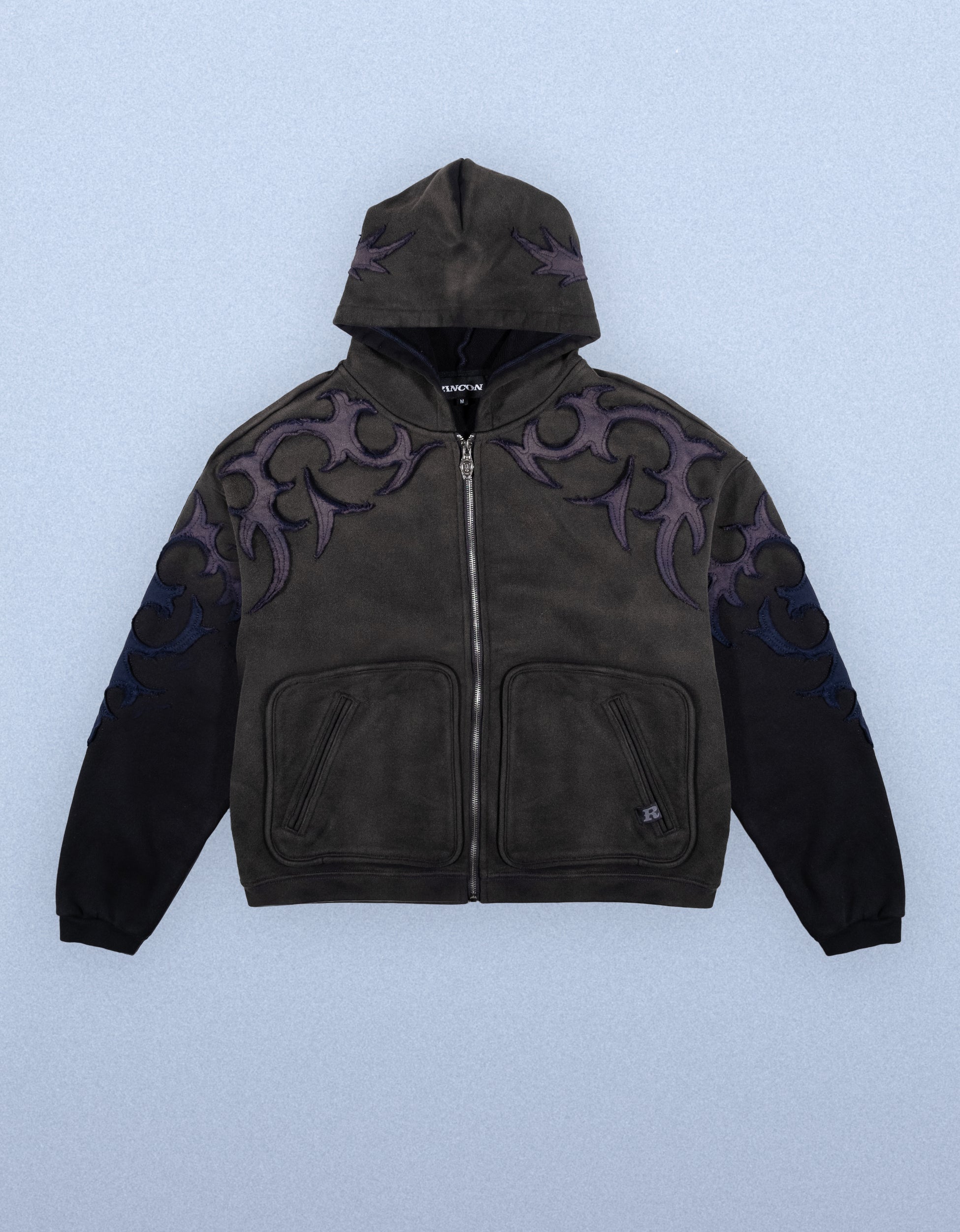 Reaper Zip Up Hoodie (Black) – Rincon