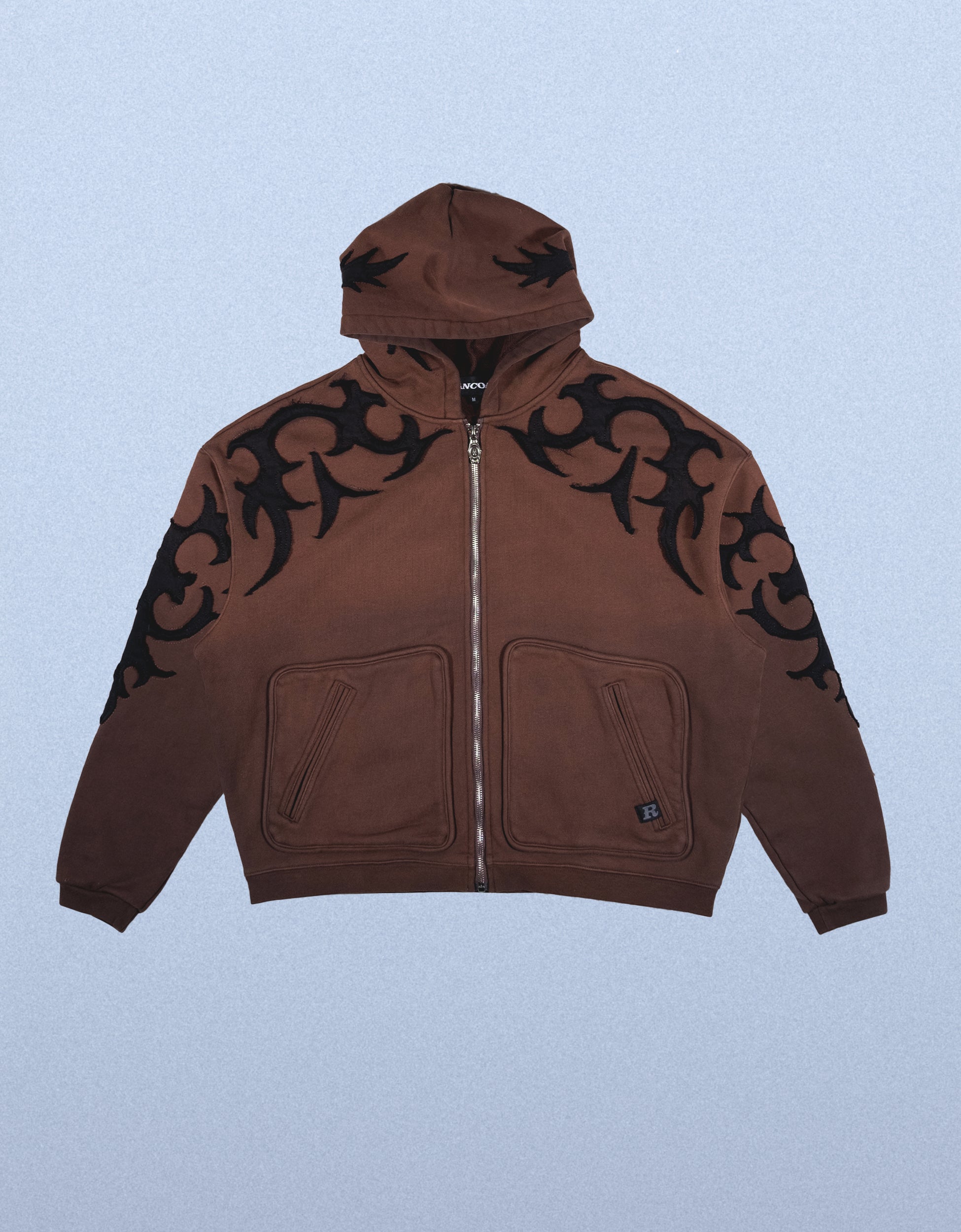 Reaper Zip Up Hoodie (Brown)