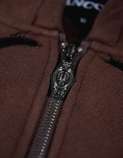 Reaper Zip Up Hoodie (Brown)