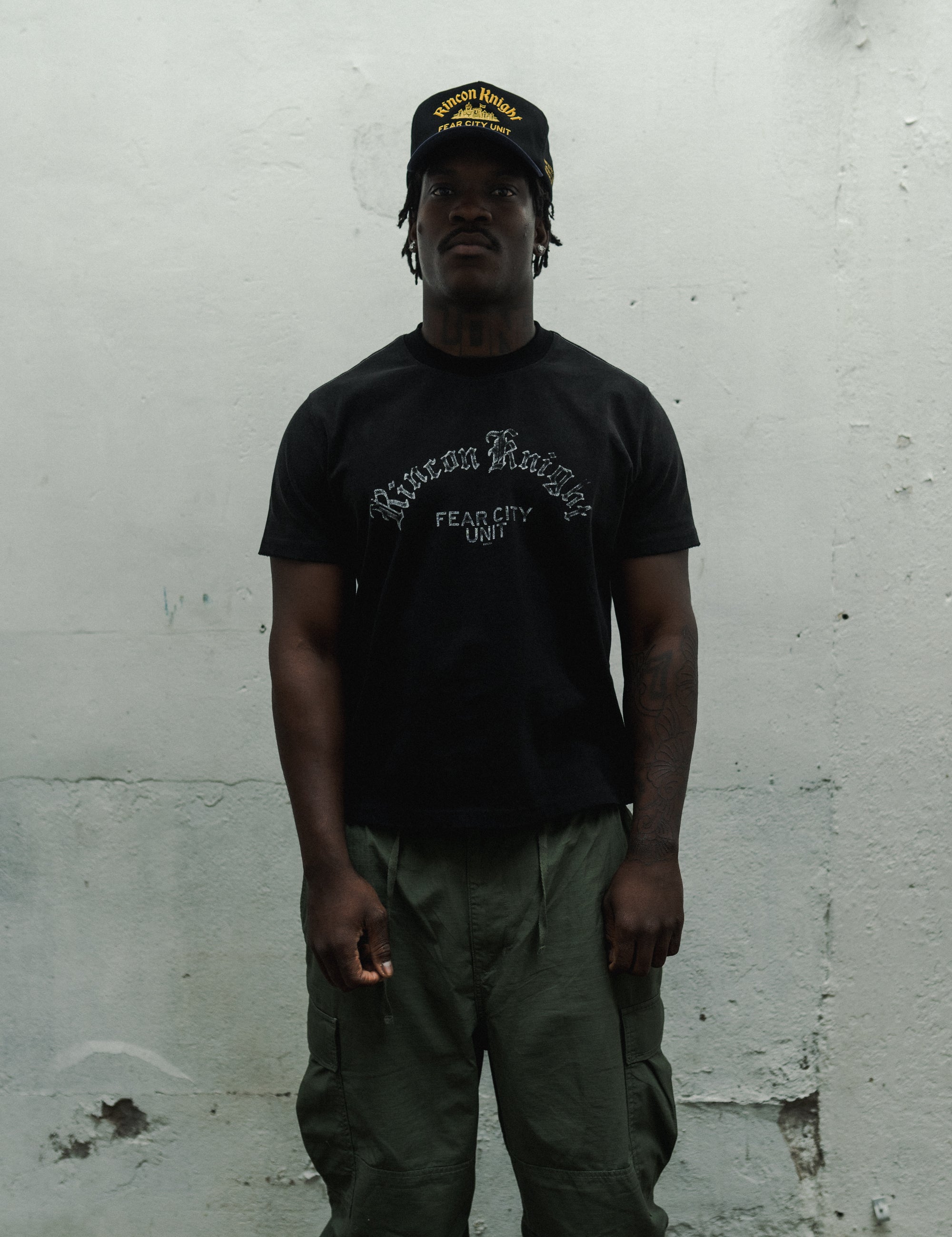 Knight Tee Front – Fear City Unit Screen Print Rincon Knightz