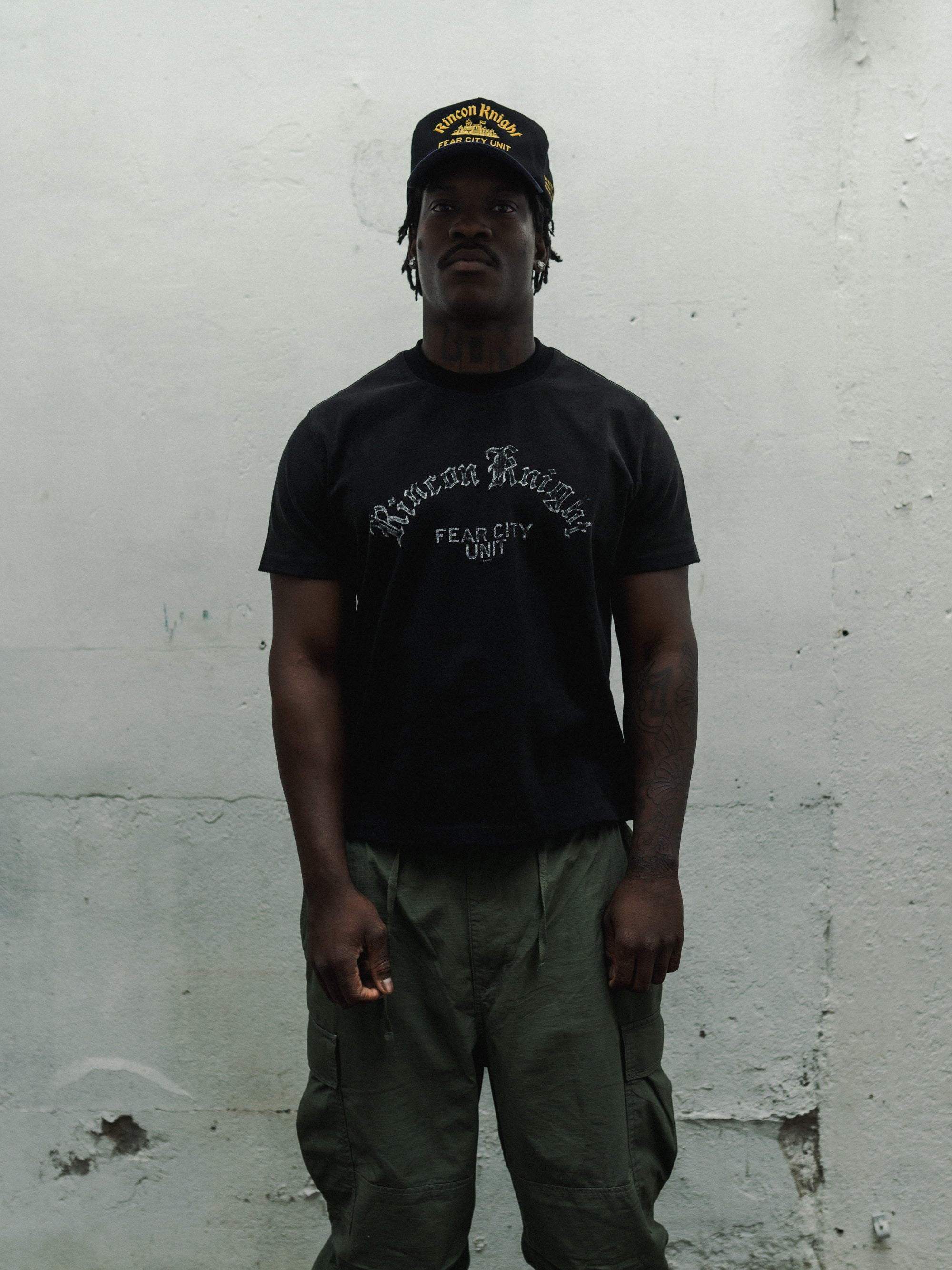 Knight Tee Front – Fear City Unit Screen Print Rincon Knightz