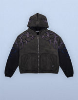 Reaper Zip Up Hoodie (Black)