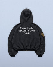 Knight Hoodie Back – Rincon Icons Screen Print Heavyweight Cotton